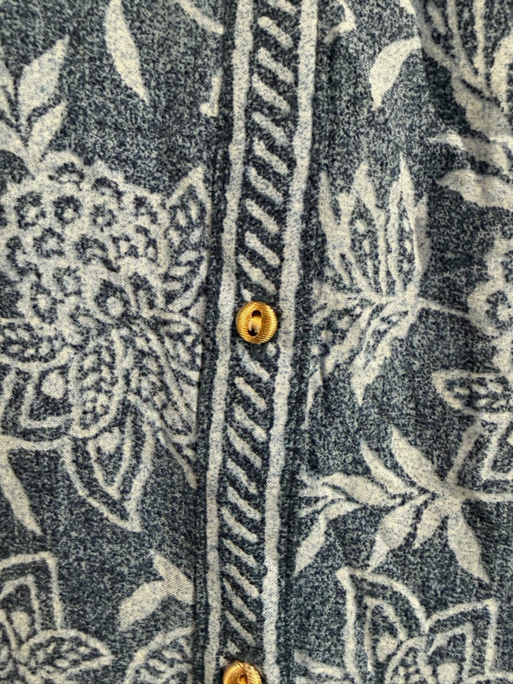 1. State Blue Floral Maxi Dress (missing belt) - Picture 3 of 4